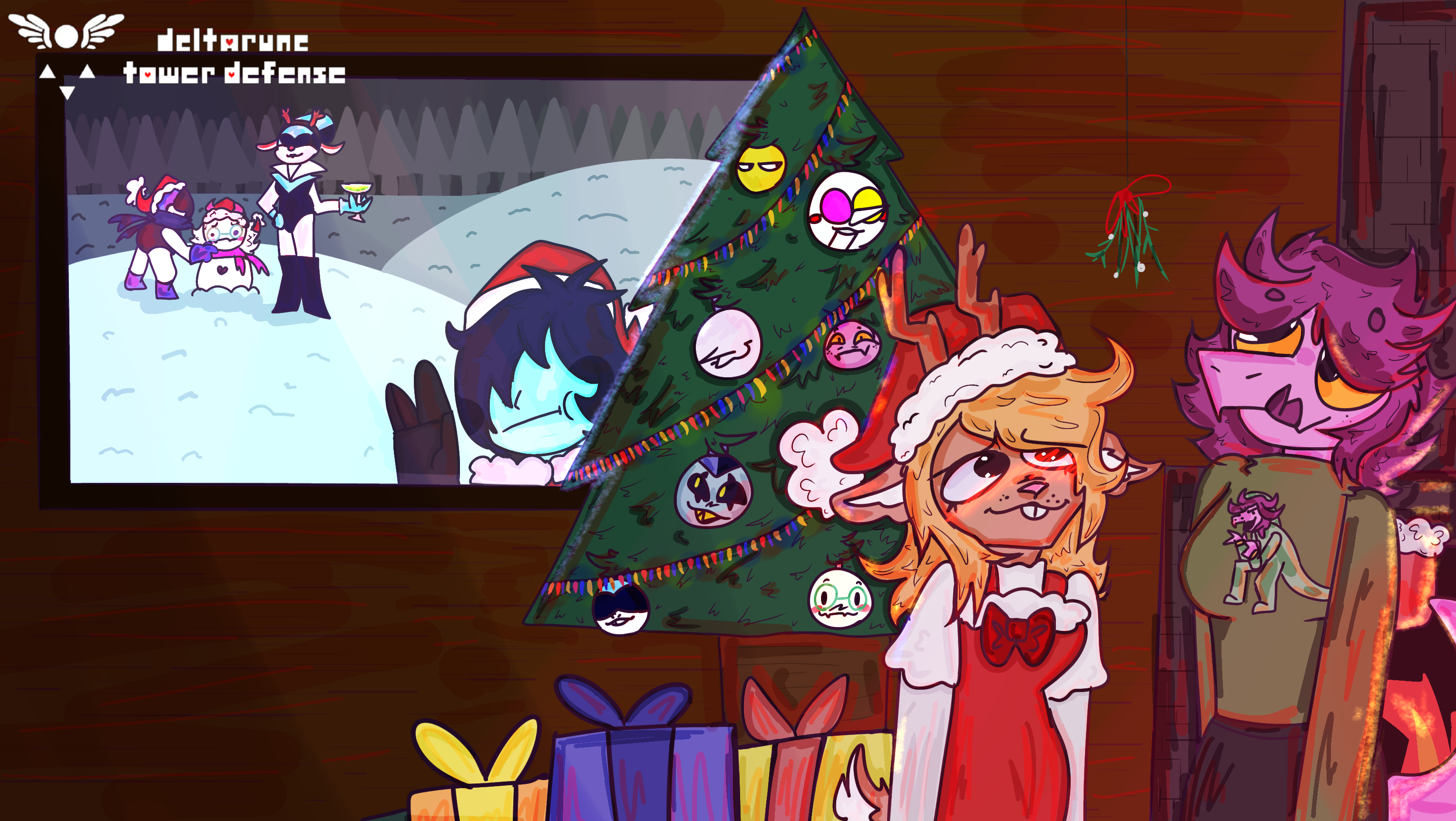 Deltarune Tower Defense key art